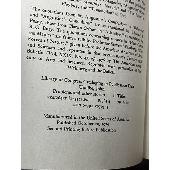 John Updike Lot 4 Books problems, trust me, seek my face, witches of Eastwick - Picture 8 of 8